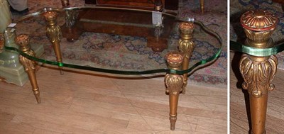 Lot 587 - Rococo Style Gilt-Wood and Glass Occasional...