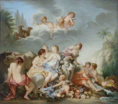 Lot 327 - Meissen Porcelain Plaque After Francois...