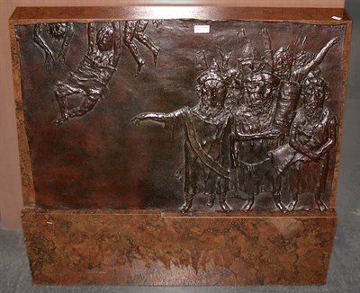 Lot 590A - Bronze Relief Plaque Aronsan.