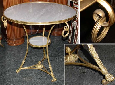 Lot 311 - Charles X Style Gilt-Bronze and Marble...