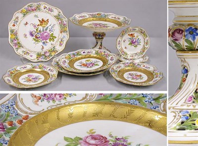 Lot 396 - Dresden Partial Porcelain Dessert Service...