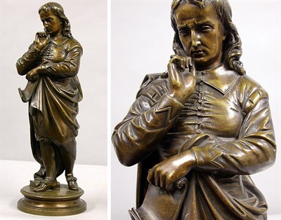 Lot 676 - Bronze Figure of a Statesman Unsigned. Height...