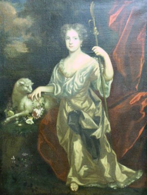 Lot 123 - Follower of Sir Peter Lely SHEPHERDESS "NELL...