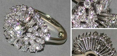 Lot 547 - Diamond Cluster Ring