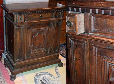 Lot 359 - Italian Renaissance Walnut Side Cabinet The...