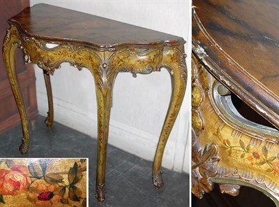 Lot 139 - Pair of Italian Rococo Style Faux Marbleized...