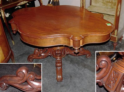 Lot 700 - Victorian Mahogany Occasional Table Height 24...