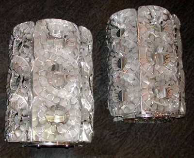 Lot 799 - Pair of Lalique Seville Frosted Glass Sconces...