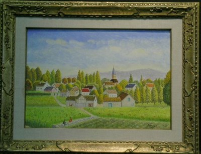 Lot 11 - Andre Bouquet French, 1897-1987 AUTUMN IN...