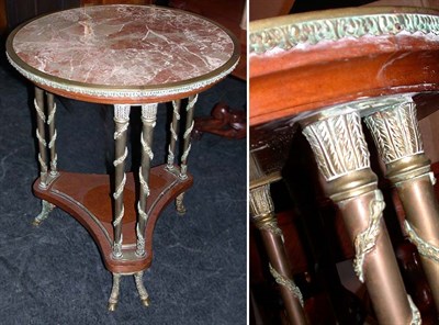 Lot 220 - Empire Style Bronze Mounted Mahogany Side...