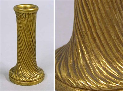 Lot 1271 - Tiffany Studios Bronze Vase Stamped TIFFANY...