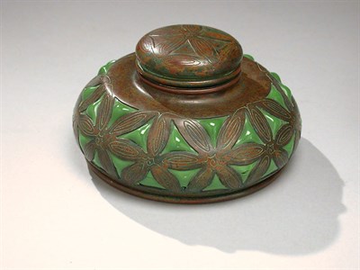 Lot 928 - Tiffany Studios Favrile Glass and Reticulated...