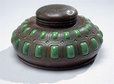 Lot 890 - Tiffany Studios Favrile Glass and Reticulated...