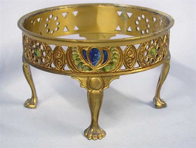Lot 1285 - Tiffany Studios Enameled and Gilt-Bronze...