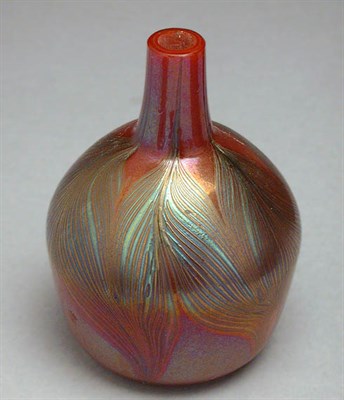 Lot 937 - Tiffany Studios Favrile Glass Vase Of globular...