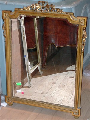 Lot 600 - Louis XVI Style Gilt Framed Mirror