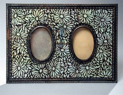Lot 892 - Tiffany Studios Glass and Silver Plated Bronze...