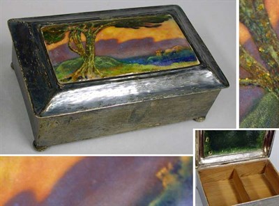 Lot 1118 - English Arts and Crafts Silver and Enameled...