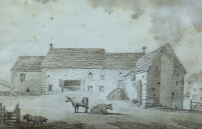 Lot 22 - French School 19th Century (i) FARMYARD WITH...