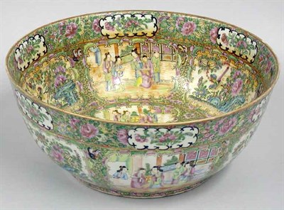 Lot 187 - Chinese Export Rose Medallion Porcelain Center...