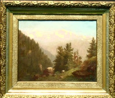 Lot 25 - Circle of Hermann Herzog SHEEP IN THE...