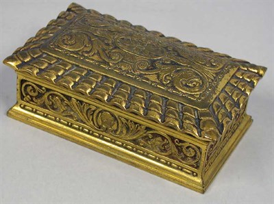 Lot 1242 - Tiffany Studios Gilt-Bronze Box In the Spanish...