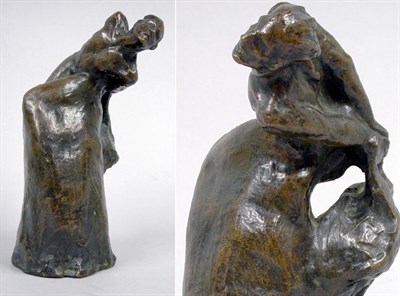 Lot 1145 - Bronze Figure of a Man Gorham foundry mark....