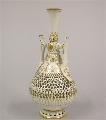 Lot 506 - Royal Worcester Reticulated Porcelain...