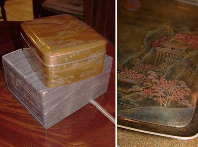 Lot 345 - Japanese Lacquered Box Meiji Period, early...