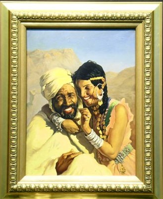 Lot 90 - After Adam Styka DESERT ROMANCE Bears...