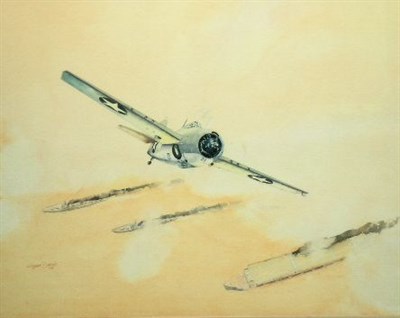 Lot 16 - Wayne Davis American, 1906-1988 WWII FIGHTER...