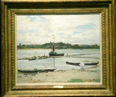 Lot 114 - Constant Le Breton French, 1895-1985 BATEAU...