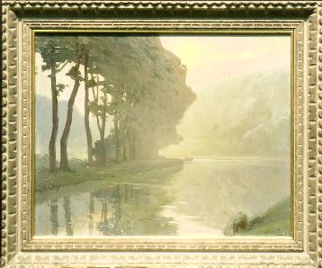 Lot 115 - French School 20th Century MISTY MORNING ALONG...