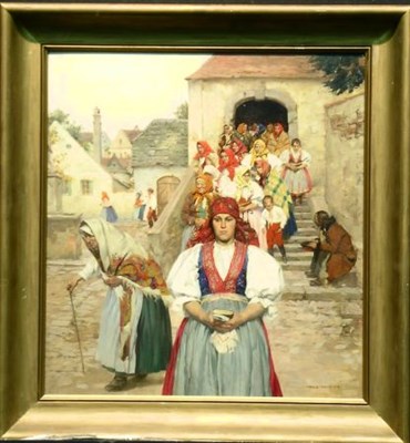 Lot 20 - Hans Tschelan Austrian, 1873-1964 WOMEN...