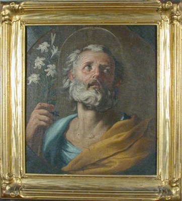 Lot 99 - Follower of Giovanni Battista Gaulli SAINT...