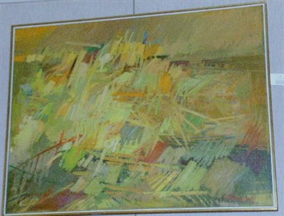Lot 65 - Al Blaustein American, b.1924 GOLDEN LANDSCAPE...