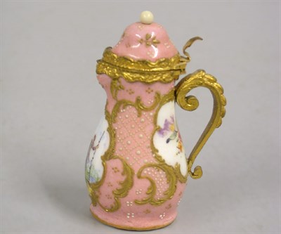 Lot 374 - Continental Enamel Decorated Gilt-Metal...