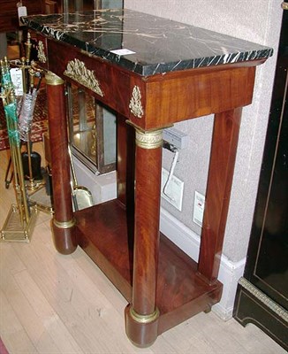 Lot 336 - Empire Gilt-Bronze Mounted Marble Top Mahogany...