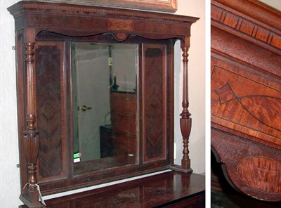 Lot 558 - Edwardian Overmantel Mirror Frederick Kotzian