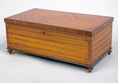 Lot 496 - Edwardian Satinwood Jewelry Box Frederick...