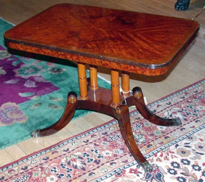 Lot 223 - Georgian Style Burl-Wood and Satinwood Low...