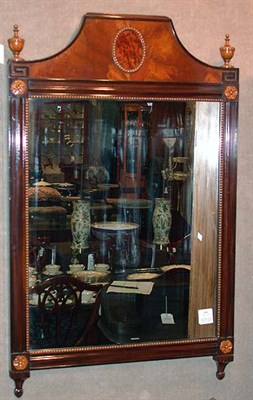 Lot 566 - Regency Style Mahogany and Burl-Wood Mirror...