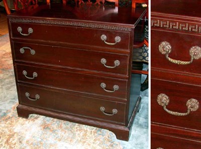 Lot 201 - Georgian Style Mahogany Bachelor's Chest