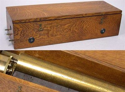 Lot 733 - Cylinder Music Box Attributed to Drocourt...