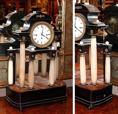 Lot 491 - Empire Style Part Ebonized Satinwood and...