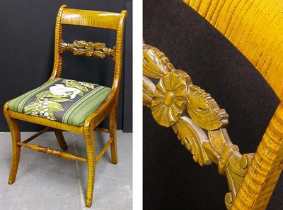 Lot 224 - Set of Four Classical Maple Chairs New England,...