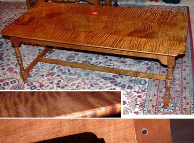 Lot 291 - Country Maple Low Table