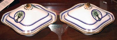 Lot 518 - Pair of Spode Porcelain Covered Vegetable Dishes