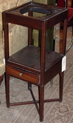 Lot 584 - Georgian Style Mahogany Basin Stand