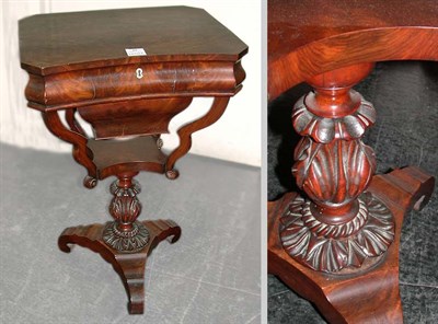Lot 461 - Regency Mahogany Work Table Height 28 1/2...